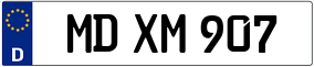 Truck License Plate